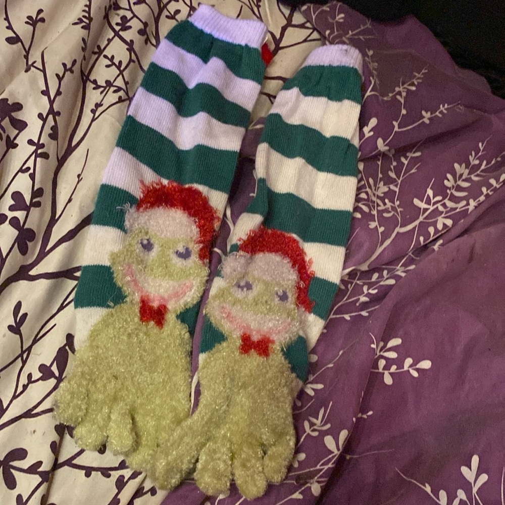 Funny feet socks.